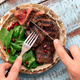 Illustration for article titled Do you eat the best part of a dish first or save it for last?